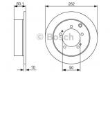 Тормозной диск BOSCH 0 986 479 603 Тормозной диск BOSCH 0 986 479 603