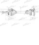 Вал PATRON PDS0692 Вал PATRON PDS0692