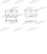 Комплект тормозных колодок PATRON PBP487 Комплект тормозных колодок PATRON PBP487