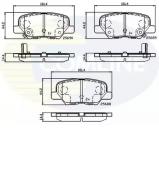 Комплект тормозных колодок COMLINE CBP32238 Комплект тормозных колодок COMLINE CBP32238