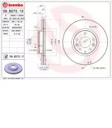 Тормозной диск BREMBO 09.B272.10 Тормозной диск BREMBO 09.B272.10
