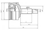 Шарнирный комплект AYWIPARTS AW1510136 Шарнирный комплект AYWIPARTS AW1510136