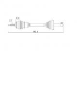 Вал AYWIPARTS AW1530115 Вал AYWIPARTS AW1530115