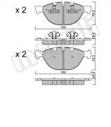 Комплект тормозных колодок METELLI 22-0823-0
