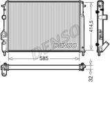Теплообменник DENSO DRM23034 Теплообменник DENSO DRM23034