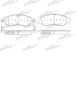 Комплект тормозных колодок PATRON PBP1116 Комплект тормозных колодок PATRON PBP1116