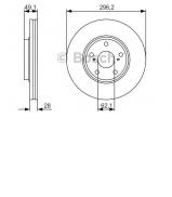 Тормозной диск BOSCH 0 986 479 R28
