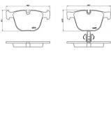 Комплект тормозных колодок BREMBO P 06 053 Комплект тормозных колодок BREMBO P 06 053