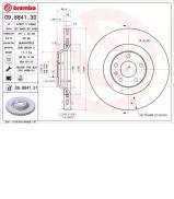 Тормозной диск BREMBO 09.8841.31 Тормозной диск BREMBO 09.8841.31