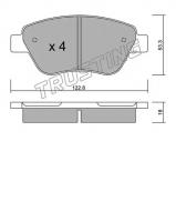 Комплект тормозных колодок TRUSTING 330.1 Комплект тормозных колодок TRUSTING 330.1
