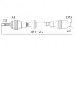 Вал AYWIPARTS AW1530113 Вал AYWIPARTS AW1530113