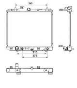 Теплообменник NRF 53158 Теплообменник NRF 53158