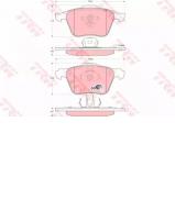 Комплект тормозных колодок TRW GDB1576 Комплект тормозных колодок TRW GDB1576