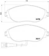 Комплект тормозных колодок BREMBO P 85 131 Комплект тормозных колодок BREMBO P 85 131