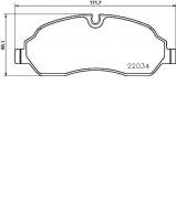 Комплект тормозных колодок BREMBO P 24 171 Комплект тормозных колодок BREMBO P 24 171