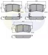 Комплект тормозных колодок COMLINE CBP31126 Комплект тормозных колодок COMLINE CBP31126