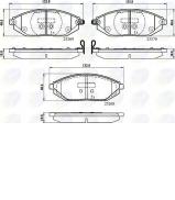 Комплект тормозных колодок COMLINE CBP32150 Комплект тормозных колодок COMLINE CBP32150