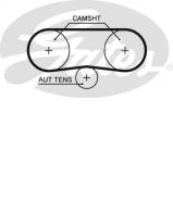 Ремень GATES 5516XS Ремень GATES 5516XS