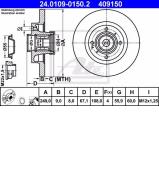 Тормозной диск ATE 24.0109-0150.2