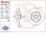 Тормозной диск BREMBO 08.9792.17 Тормозной диск BREMBO 08.9792.17