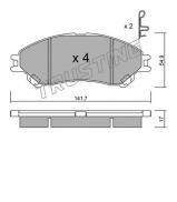 Комплект тормозных колодок TRUSTING 1012.0 Комплект тормозных колодок TRUSTING 1012.0