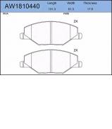 Комплект тормозных колодок AYWIPARTS AW1810440 Комплект тормозных колодок AYWIPARTS AW1810440