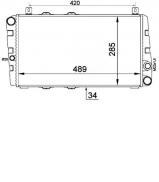 Теплообменник NRF 58250 Теплообменник NRF 58250