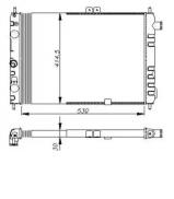 Теплообменник NRF 58670 Теплообменник NRF 58670