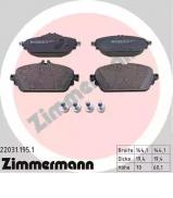 Комплект тормозных колодок ZIMMERMANN 22031.195.1 Комплект тормозных колодок ZIMMERMANN 22031.195.1