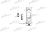 Шарнирный комплект PATRON PCV3019 Шарнирный комплект PATRON PCV3019