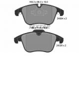 Комплект тормозных колодок TEXTAR 2408401 Комплект тормозных колодок TEXTAR 2408401