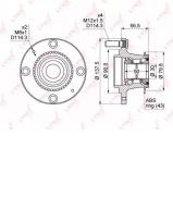 Комплект подшипника LYNXauto WH-1067 Комплект подшипника LYNXauto WH-1067