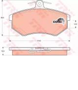Комплект тормозных колодок TRW GDB1048 Комплект тормозных колодок TRW GDB1048
