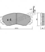 Комплект тормозных колодок TRUSTING 416.0 Комплект тормозных колодок TRUSTING 416.0