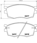 Комплект тормозных колодок NISSHINBO NP6008 Комплект тормозных колодок NISSHINBO NP6008