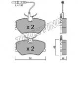 Комплект тормозных колодок TRUSTING 101.0 Комплект тормозных колодок TRUSTING 101.0