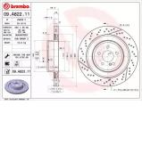 Тормозной диск BREMBO 09.A822.11 Тормозной диск BREMBO 09.A822.11