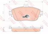 Комплект тормозных колодок TRW GDB1932 Комплект тормозных колодок TRW GDB1932