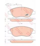 Комплект тормозных колодок TRW GDB1855 Комплект тормозных колодок TRW GDB1855