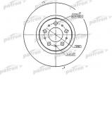 Тормозной диск PATRON PBD4053 Тормозной диск PATRON PBD4053