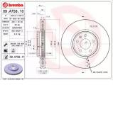 Тормозной диск BREMBO 09.A758.11 Тормозной диск BREMBO 09.A758.11