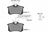 Комплект тормозных колодок TEXTAR 2355403 Комплект тормозных колодок TEXTAR 2355403