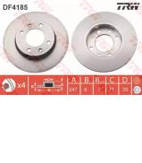Тормозной диск TRW DF4185 Тормозной диск TRW DF4185