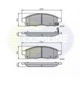Комплект тормозных колодок COMLINE CBP31584 Комплект тормозных колодок COMLINE CBP31584