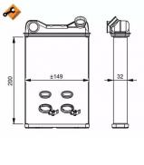 Теплообменник NRF 54292 Теплообменник NRF 54292