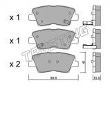 Комплект тормозных колодок TRUSTING 903.0 Комплект тормозных колодок TRUSTING 903.0