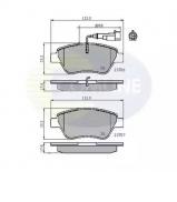 Комплект тормозных колодок COMLINE CBP11702 Комплект тормозных колодок COMLINE CBP11702