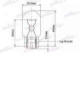 Лампа накаливания PATRON PLW21W Лампа накаливания PATRON PLW21W