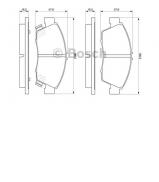 Комплект тормозных колодок BOSCH 0 986 461 759 Комплект тормозных колодок BOSCH 0 986 461 759