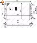 Теплообменник NRF 514436 Теплообменник NRF 514436